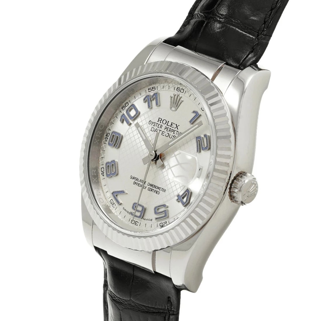 ROLEX DATEJUST SILVER WATCH - 2