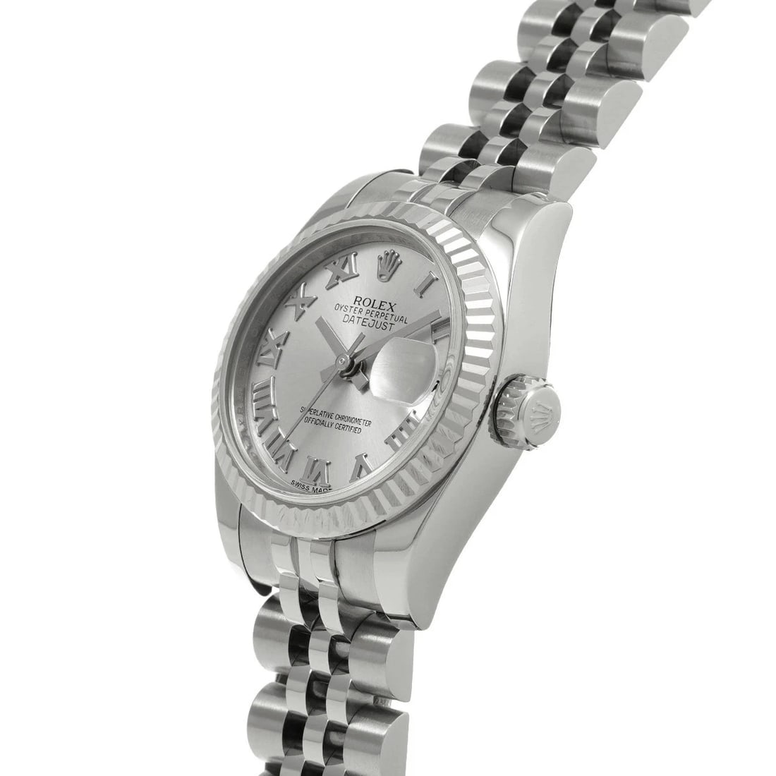 ROLEX DATEJUST SILVER WATCH - 2