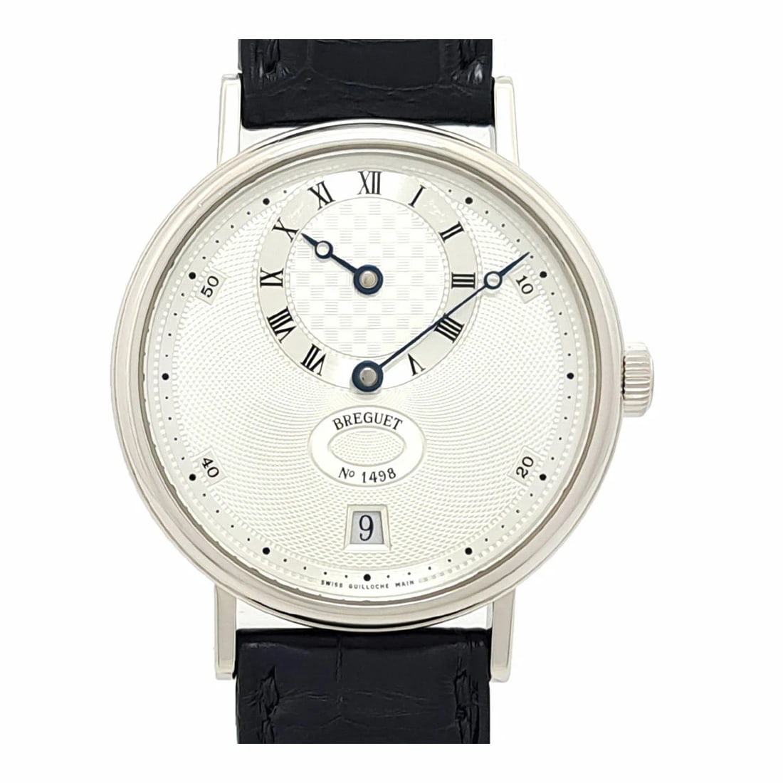 BREGUET SILVER WATCH: Breguet Silver Watch Brand: BREGUET Type/Style: Wristwatch Material: Band Material Platinum Case Material N/A Color: Dial Color Silver Size: Wrist Size 17cm?20cm Case Size 36mm Accessories: None