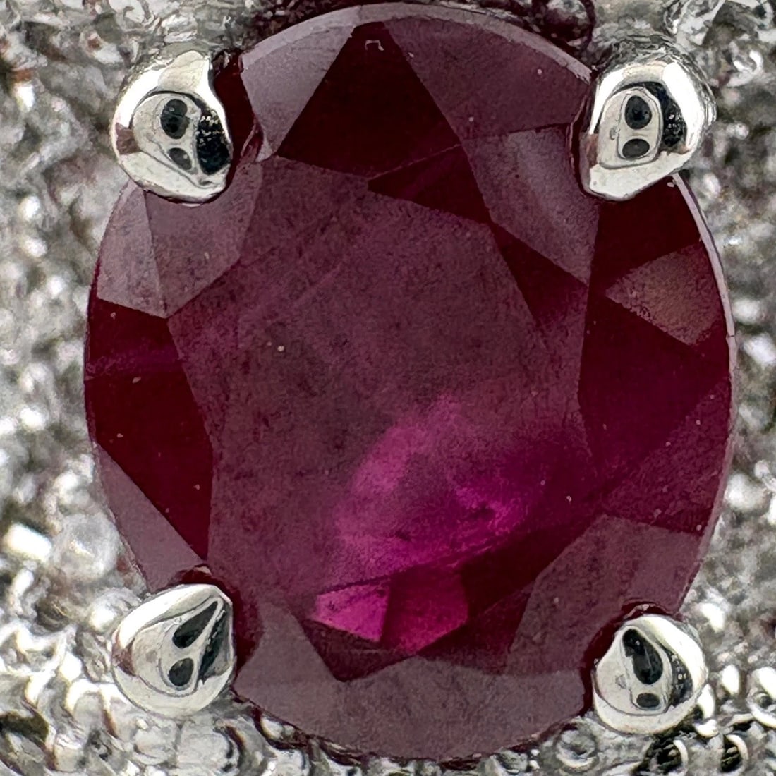RUBY DESIGN RING PLATINUM - 2