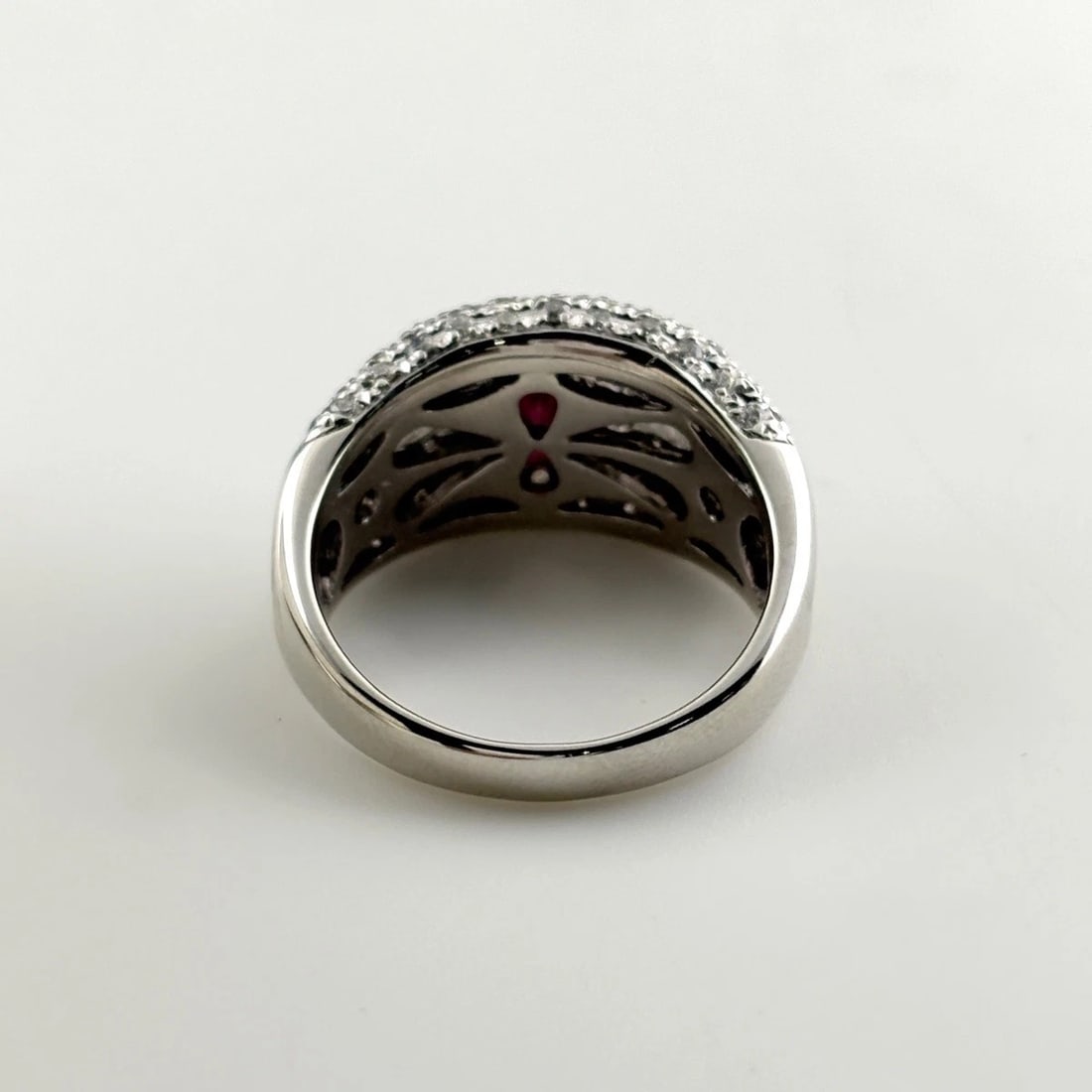 RUBY DESIGN RING PLATINUM - 3