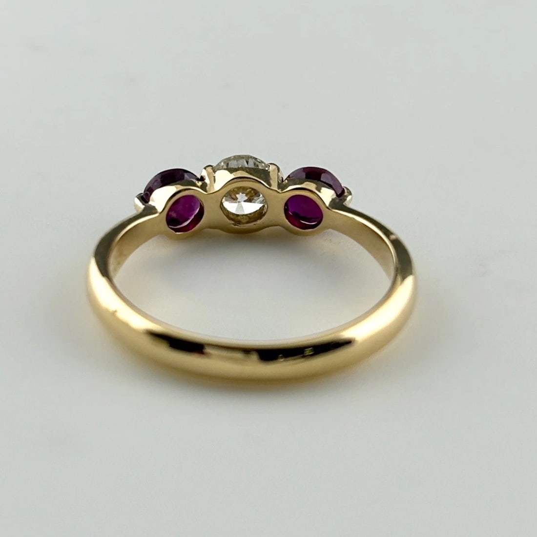 RUBY DESIGN YELLOWGOLD RING - 3