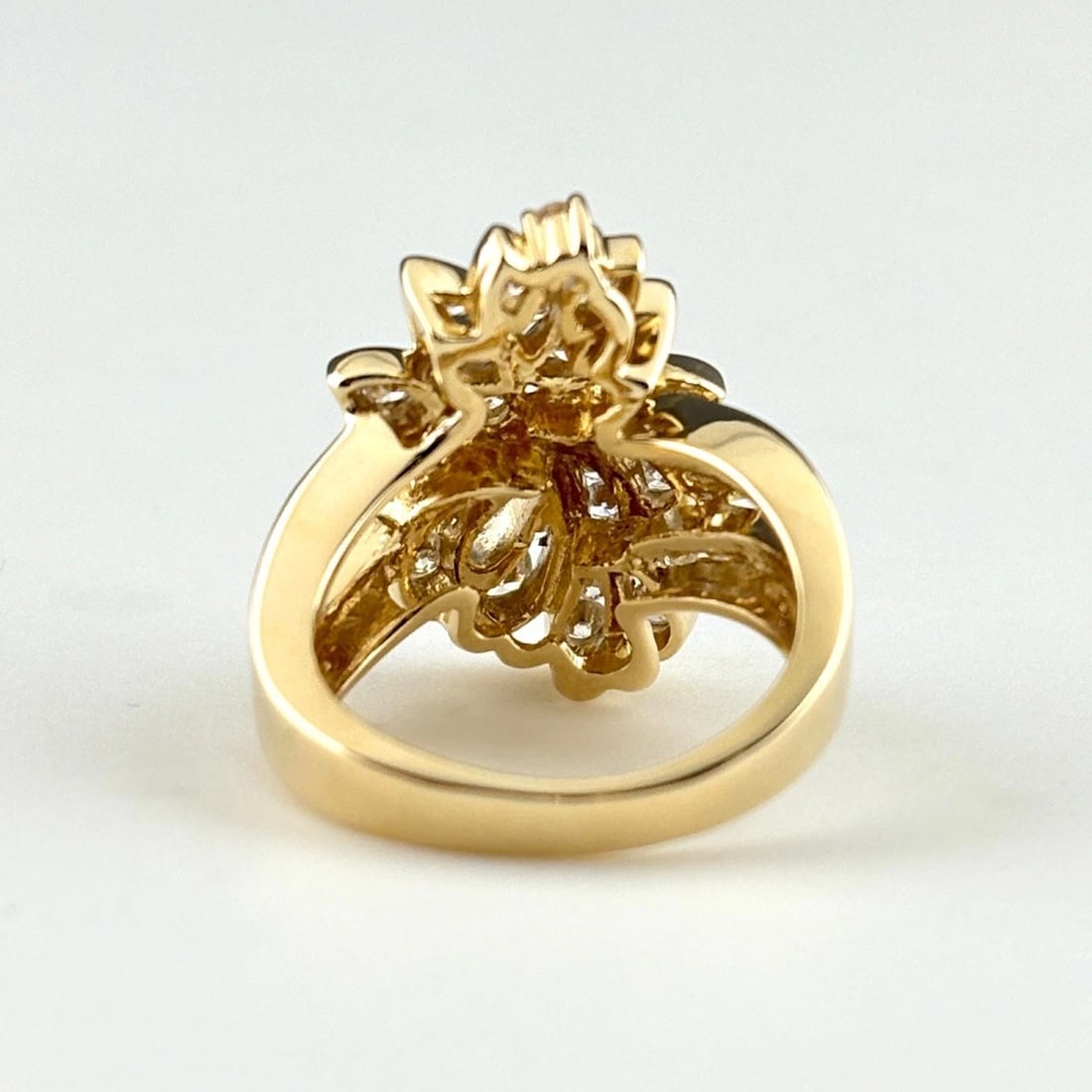 MELEE DIAMOND DESIGN RING - 5