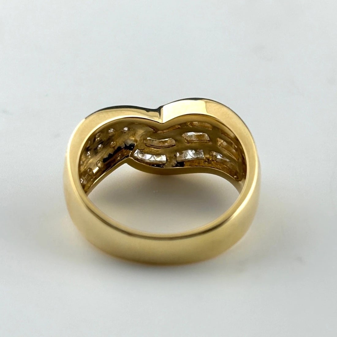 MELEE DIAMOND DESIGN RING - 3