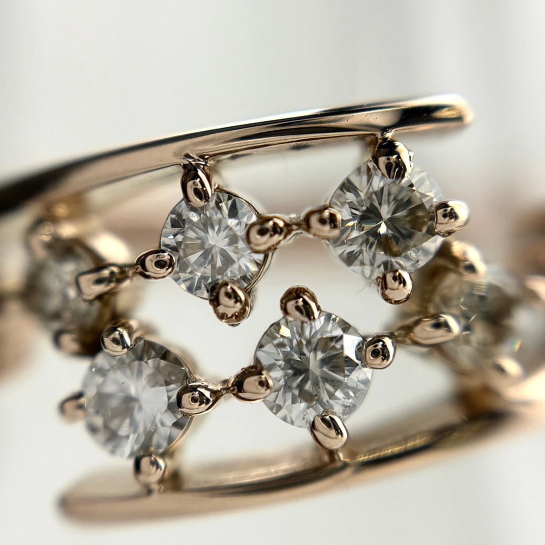 MELEE DIAMOND DESIGN RING - 2