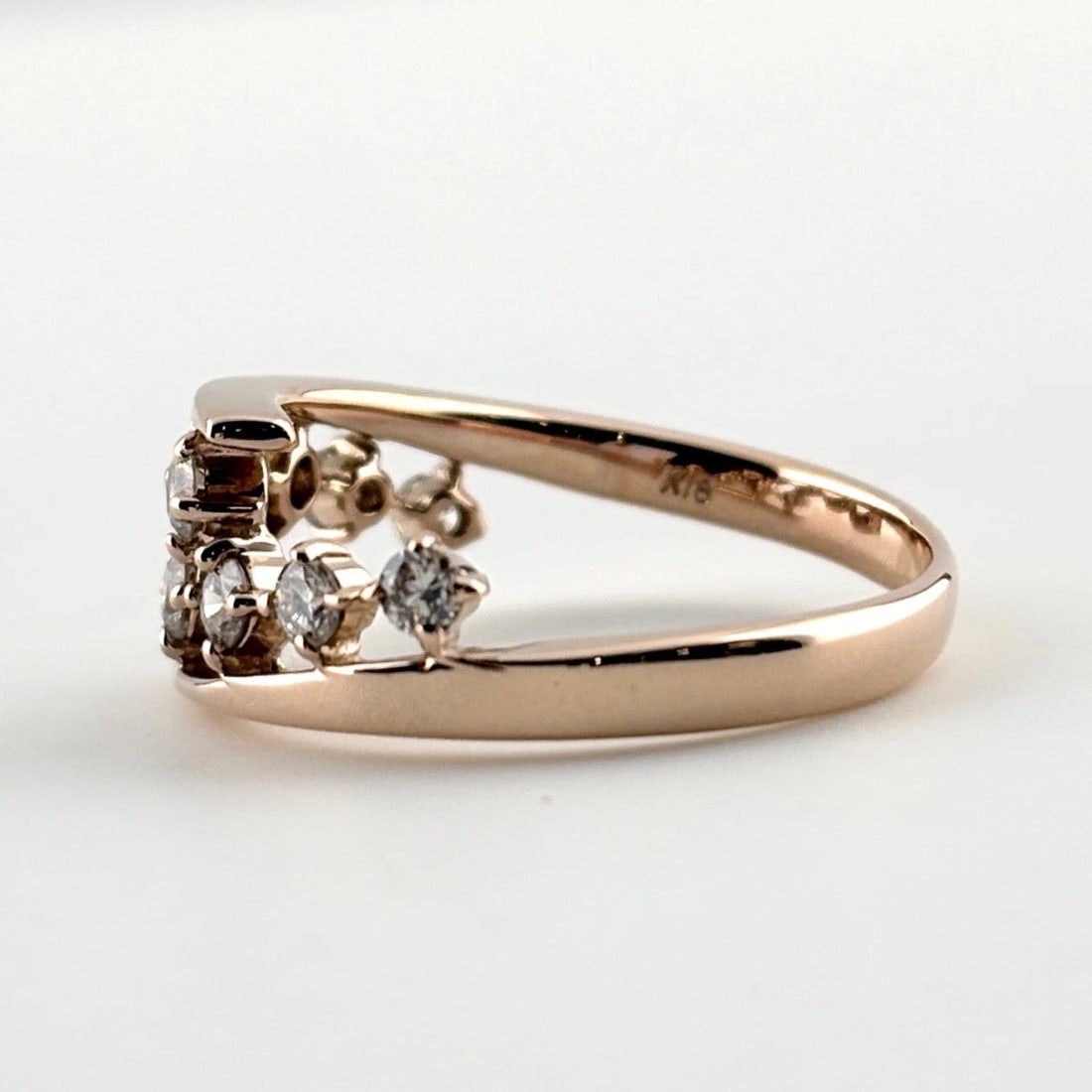 MELEE DIAMOND DESIGN RING - 3