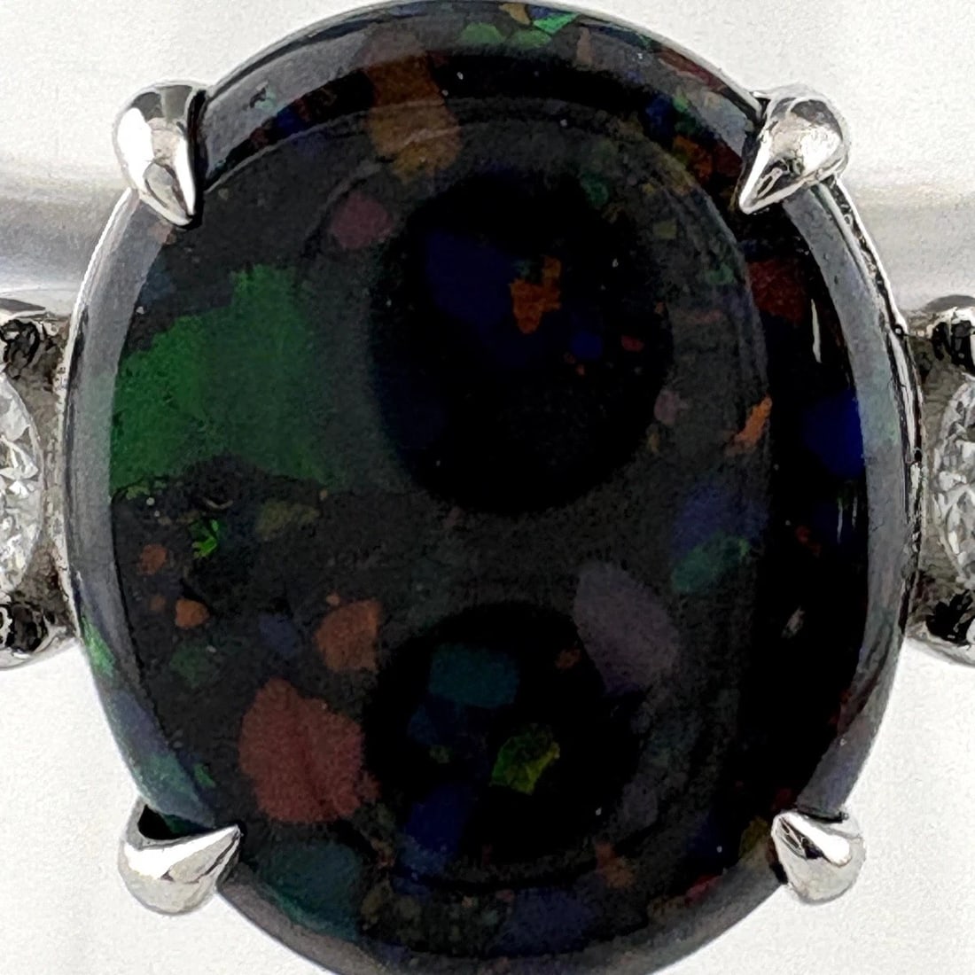 BLACK OPAL DESIGN RING - 2