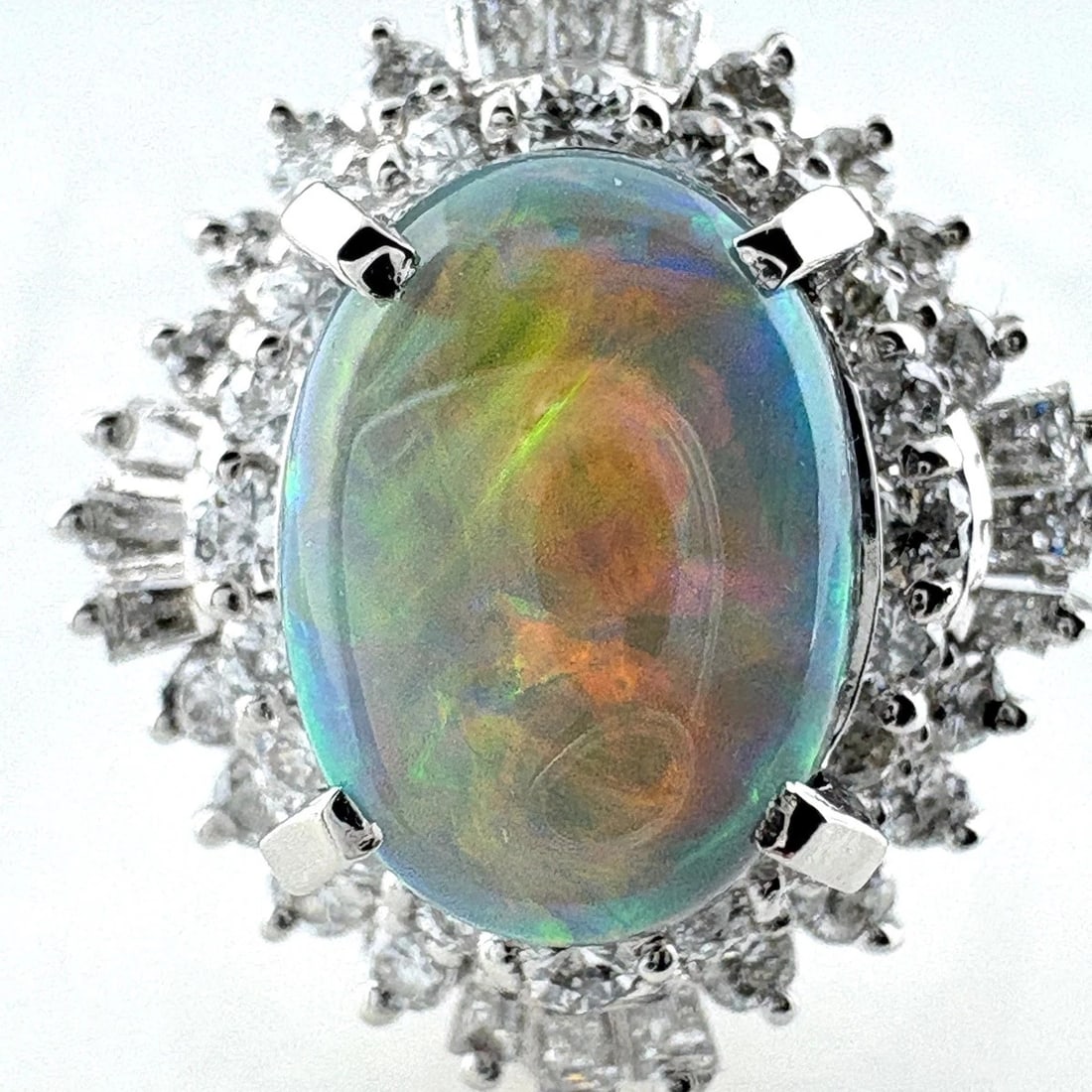 BLACK OPAL DESIGN RING - 2