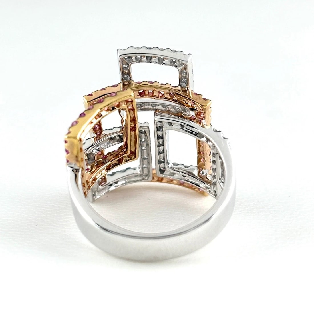 PINK SAPPHIRE DESIGN RING - 3