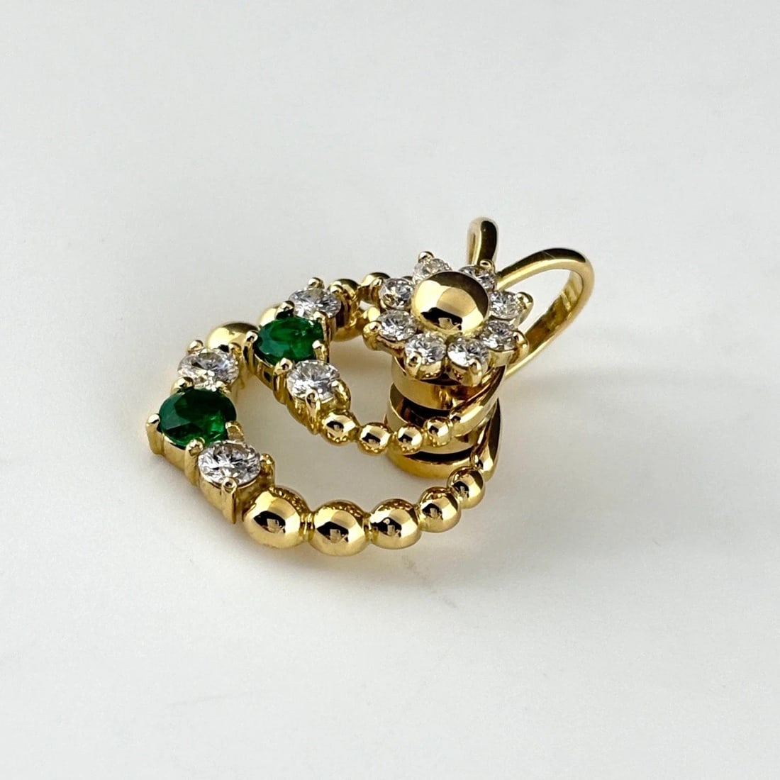 EMERALD DESIGN PENDANT HEAD - 2