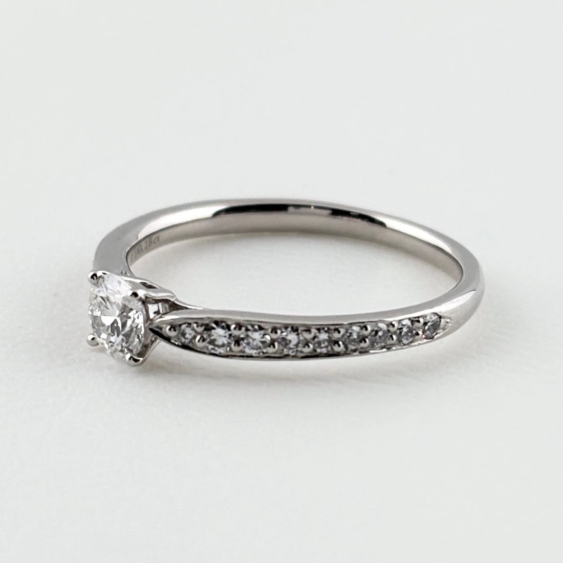 TIFFANY&CO. HARMONY HALF CIRCLE DIAMOND RING: TIFFANY&Co. Harmony Half Circle Diamond Ring Brand: TIFFANY&Co. Type/Style: Ring Material: Pt950, Color: PT Size: US 5.5 to 6 Accessories: None Accessories Notice: When purchasing pre-owned goods,