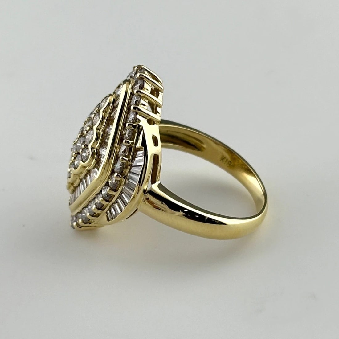 MELEE DIAMOND DESIGN RING - 3