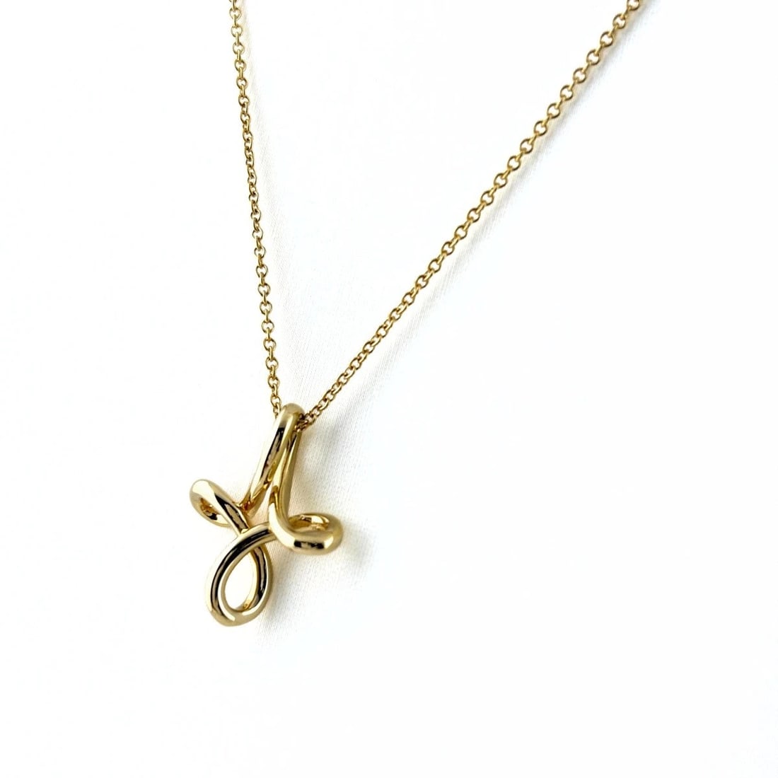 TIFFANY&CO. YELLOWGOLD PENDANT NECKLACE: TIFFANY&Co. YellowGold Pendant Necklace Brand: TIFFANY&Co. Type/Style: Necklace Material: 18K YG, Color: YG Size: Chain / code 40.5cm(15.9") Pendant size 18.4?14.7mm(0.7") Accessories: None