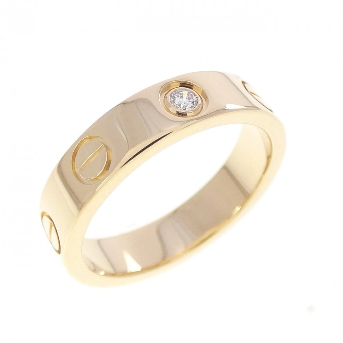 CARTIER MINI LOVE RING: Cartier Mini Love Ring Brand: CARTIER Type/Style: Cartier Ring Material: 750 yellow gold, Main Stone Natural Color: YELLOW GOLD Size: US3 1/2(45) Accessories: None Accessories Notice: When purchasing