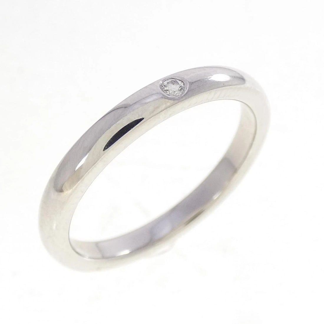 TIFFANY&CO. STACKING BAND RING: TIFFANY&Co. Stacking Band Ring Brand: TIFFANY&Co. Type/Style: TIFFANY & Co. Ring Material: Platinum950, Main Stone Natual Color: SILVER Size: US7 1/2 Accessories: None Accessories Notice: When