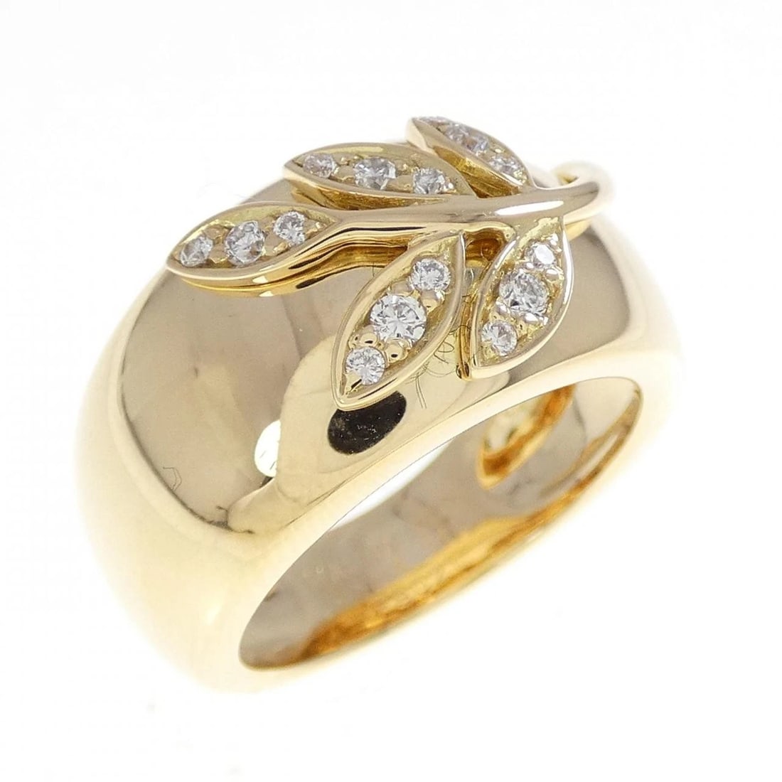 MAUBOUSSIN DIAMOND RING: Mauboussin Diamond Ring Brand: MAUBOUSSIN Type/Style: Mauboussin Ring Material: 750 yellow gold, Main Stone Natual Color: YELLOW GOLD Size: US5 1/2 Accessories: None Accessories Notice: Wh