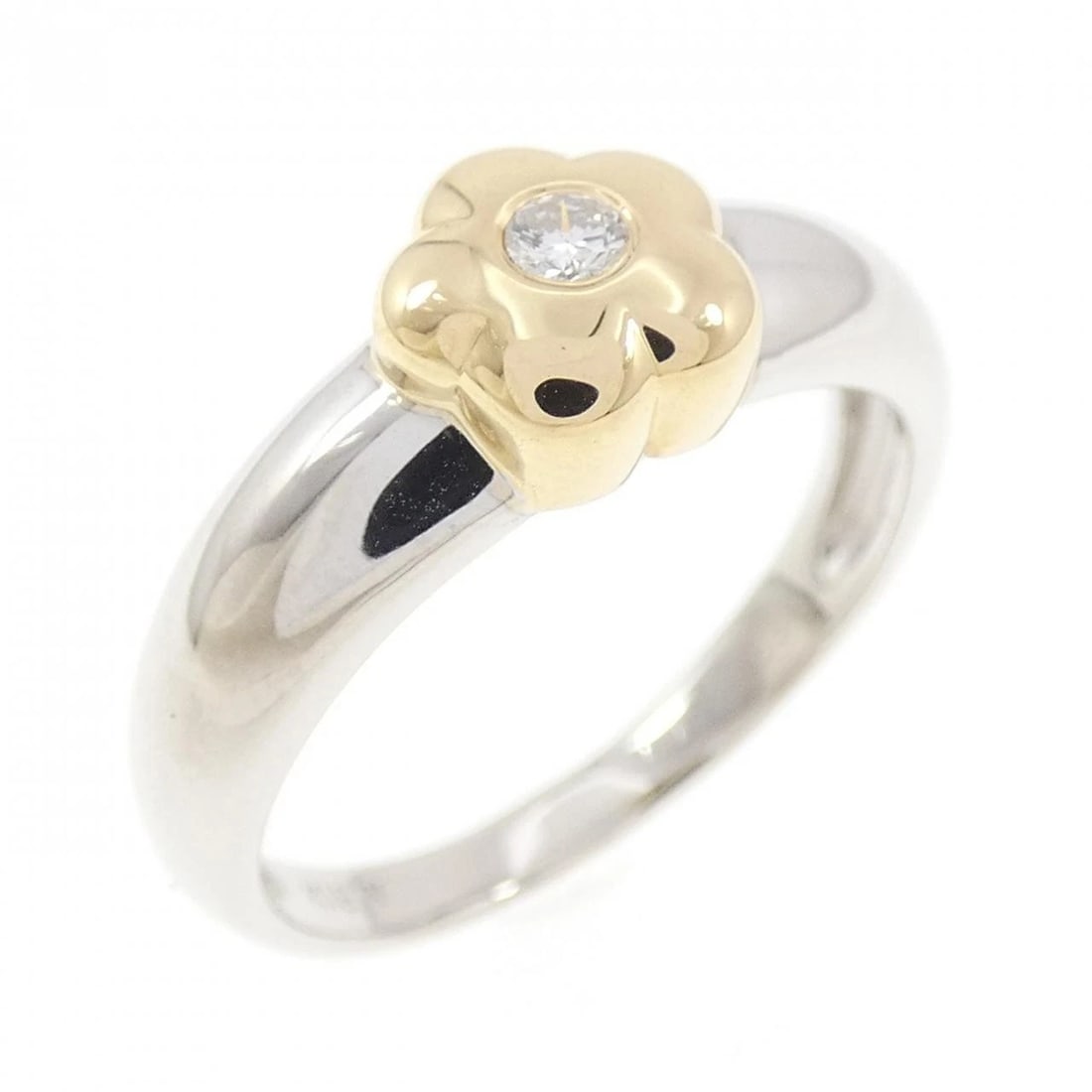 PONTE VECCHIO DIAMOND RING: Ponte Vecchio Diamond Ring Brand: Ponte Vecchio Type/Style: Ponte Vecchio Ring Material: 18K Yellow Gold/18K White Gold, Main Stone Natural Color: YELLOW GOLD,WHITE GOLD Size: US6 1/2 Accessories: