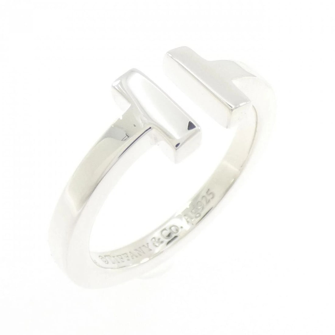 TIFFANY & CO. T-SQUARE RING: TIFFANY & Co. T-Square Ring Brand: TIFFANY&Co. Type/Style: TIFFANY & Co. Ring Material: 925Silver, Color: SILVER Size: US7 3/4 Accessories: None Accessories Notice: When purchasing pre-own