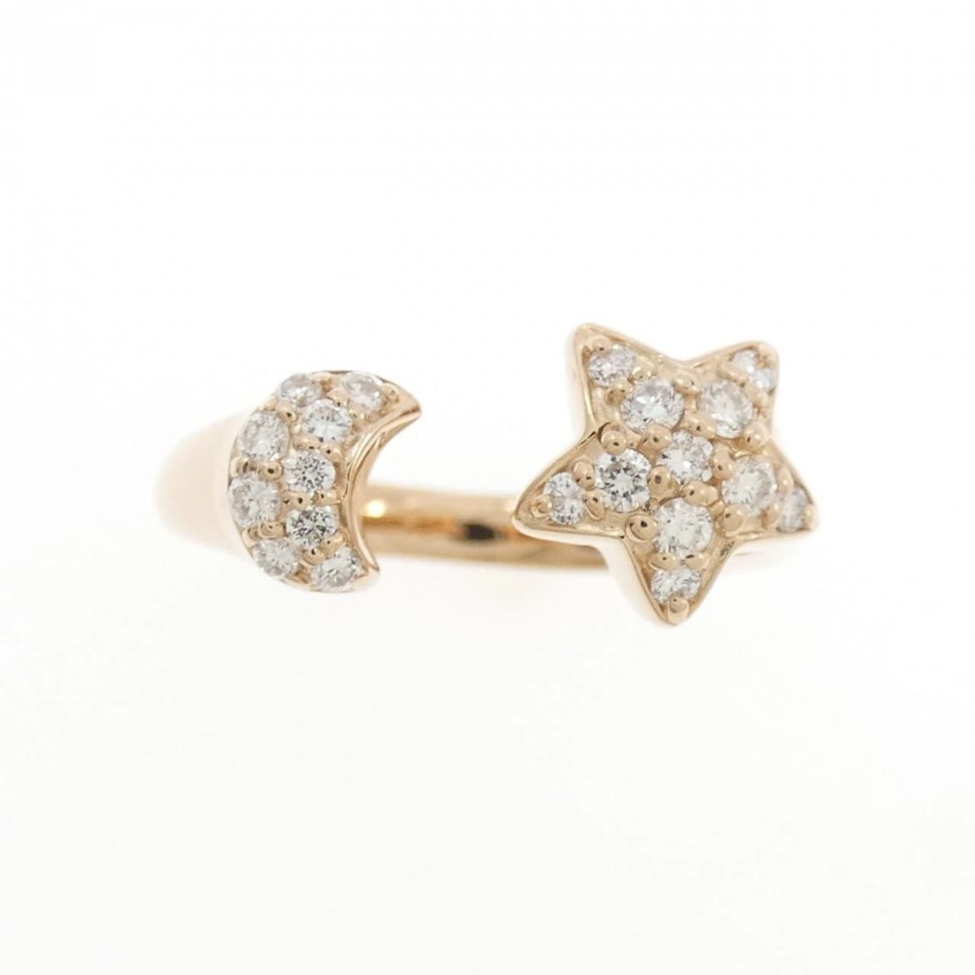 PONTE VECCHIO STAR RING: Ponte Vecchio Star Ring Brand: Ponte Vecchio Type/Style: Ponte Vecchio Ring Material: K18 Pink Gold, Main Stone Natural Color: PINK GOLD Size: US5 Accessories: None Accessories Notice: Whe