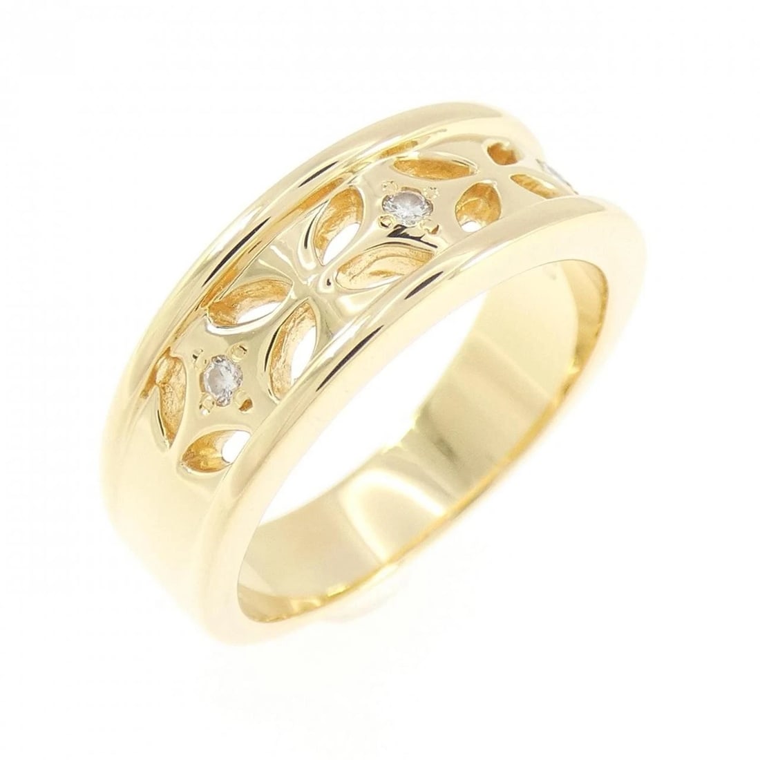 PERLITA MIKIMOTO DIAMOND RING: Perlita Mikimoto Diamond Ring Brand: PERLITA MIKIMOTO Type/Style: Perlita Mikimoto Ring Material: K18 yellow gold, Main Stone Natural Color: YELLOW GOLD Size: US6 1/4 Accessories: None Accessories