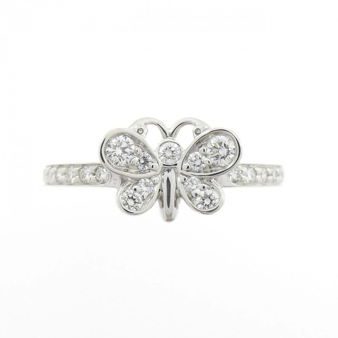 TIFFANY&CO. DIAMOND RING: TIFFANY&Co. Diamond Ring Brand: TIFFANY&Co. Type/Style: TIFFANY & Co. Ring Material: Platinum950, Main Stone Natural Color: SILVER Size: US4 1/4 Accessories: None Accessories Notice: When purchasing
