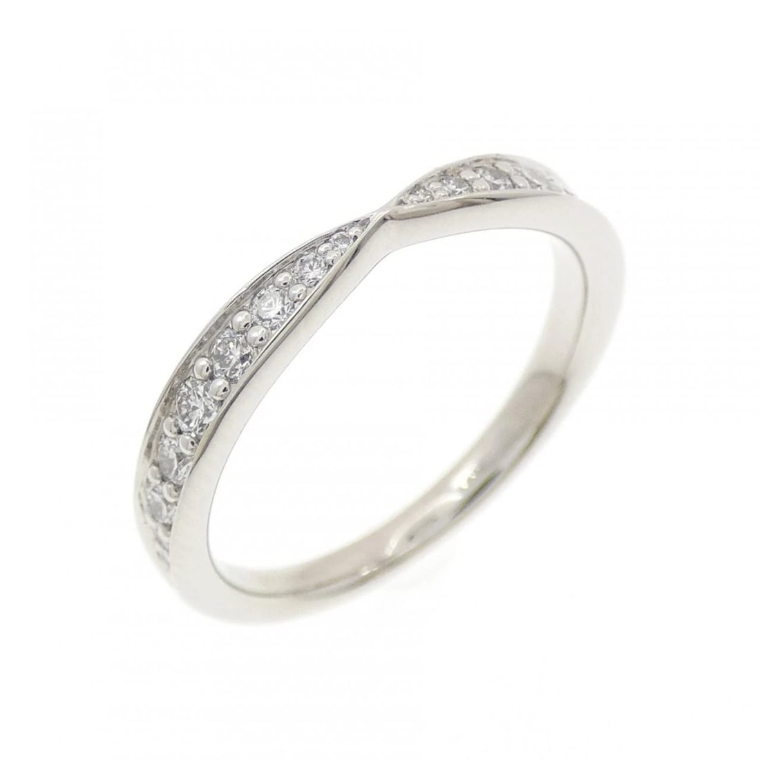 TIFFANY & CO. HARMONY RING: TIFFANY & Co. Harmony Ring Brand: TIFFANY&Co. Type/Style: TIFFANY & Co. Ring Material: Platinum950, Main Stone Natural Color: silver Size: US3 1/4 Accessories: None Accessories Notice: When