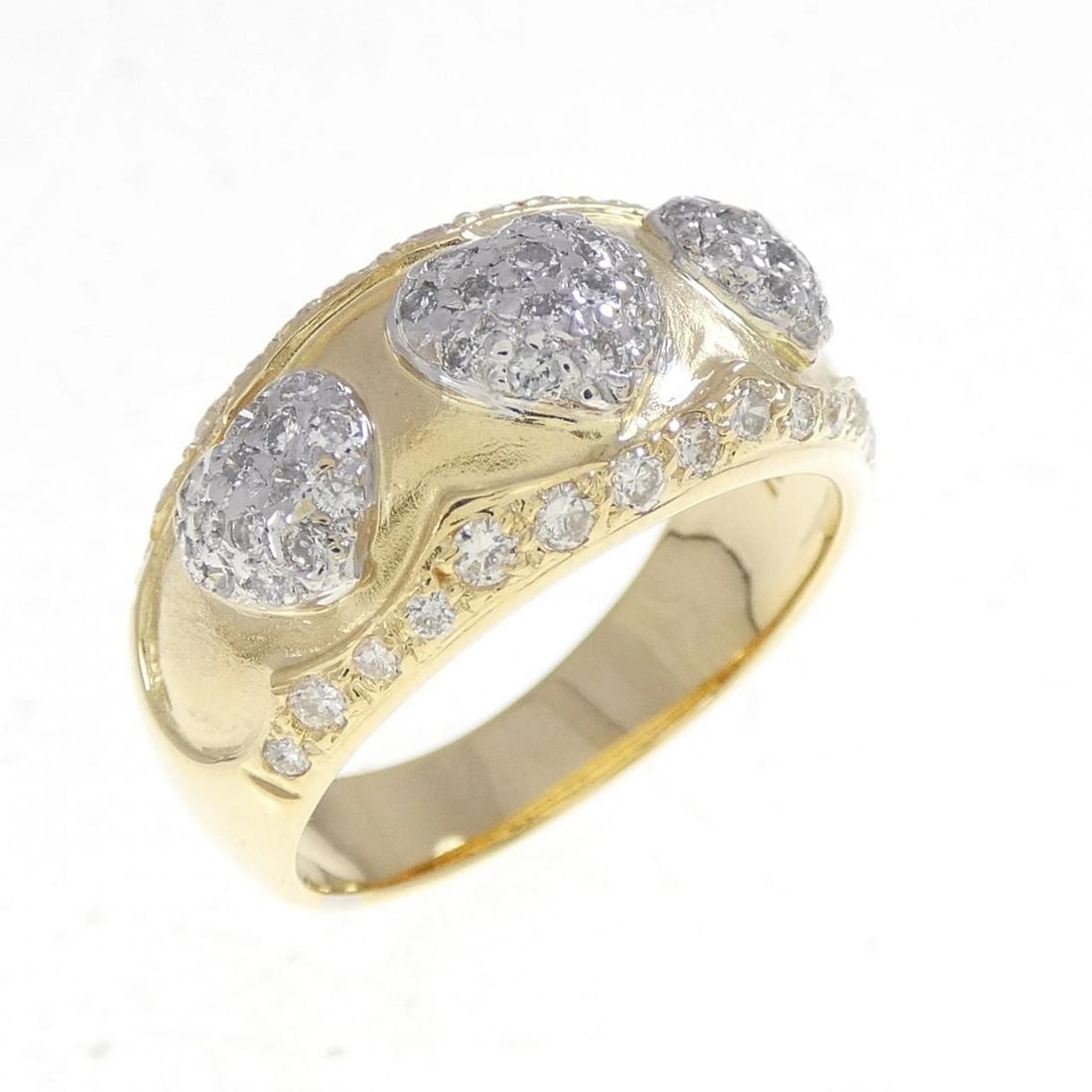 PONTE VECCHIO DIAMOND RING: Ponte Vecchio Diamond Ring Brand: Ponte Vecchio Type/Style: Ponte Vecchio Ring Material: 18K Yellow Gold/18K White Gold, Main Stone Natural Color: YG,WG Size: US6 1/4 Accessories: None Accessories