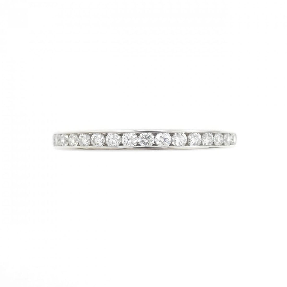 TIFFANY & CO. HALF CIRCLE CHANNEL SETTING RING: TIFFANY & Co. Half Circle Channel Setting Ring Brand: TIFFANY&Co. Type/Style: TIFFANY & Co. Ring Material: Platinum950, Main Stone Natural Color: SILVER Size: US10 Accessories: None Accessories