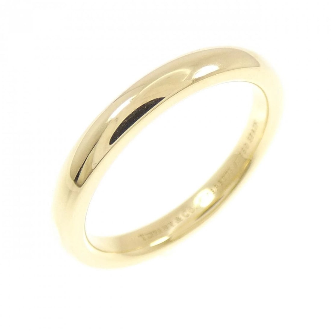 TIFFANY&CO. STACKING BAND RING: TIFFANY&Co. Stacking Band Ring Brand: TIFFANY&Co. Type/Style: TIFFANY & Co. Ring Material: 750 yellow gold, Color: YELLOW GOLD Size: US5 Accessories: None Accessories Notice: When purchasing