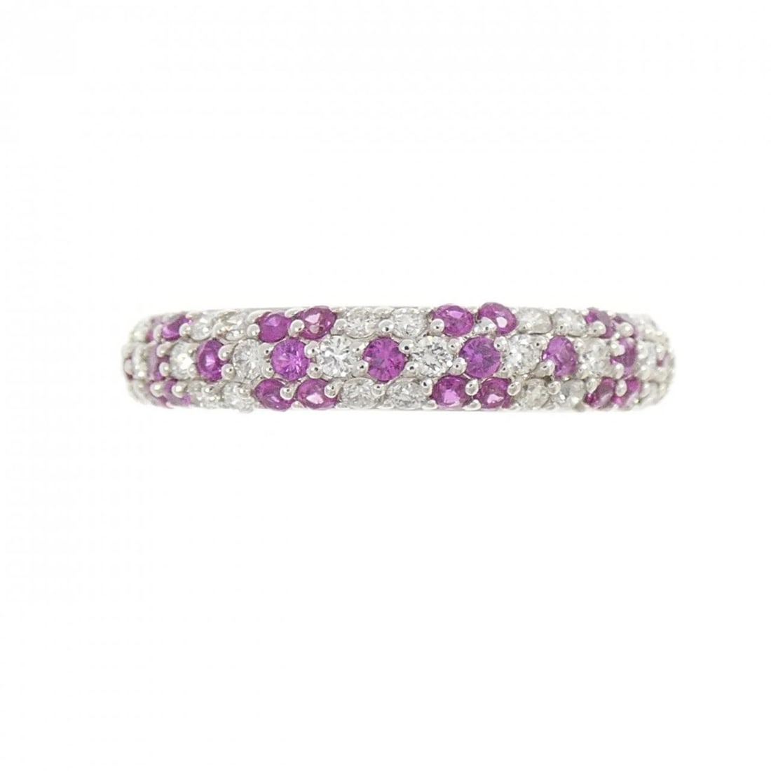 PONTE VECCHIO SAPPHIRE RING: Ponte Vecchio Sapphire Ring Brand: Ponte Vecchio Type/Style: Ponte Vecchio Ring Material: K18 white gold, Main Stone Sapphire Color: WHITE GOLD Size: US5 1/4 Accessories: None Accessories Notice: