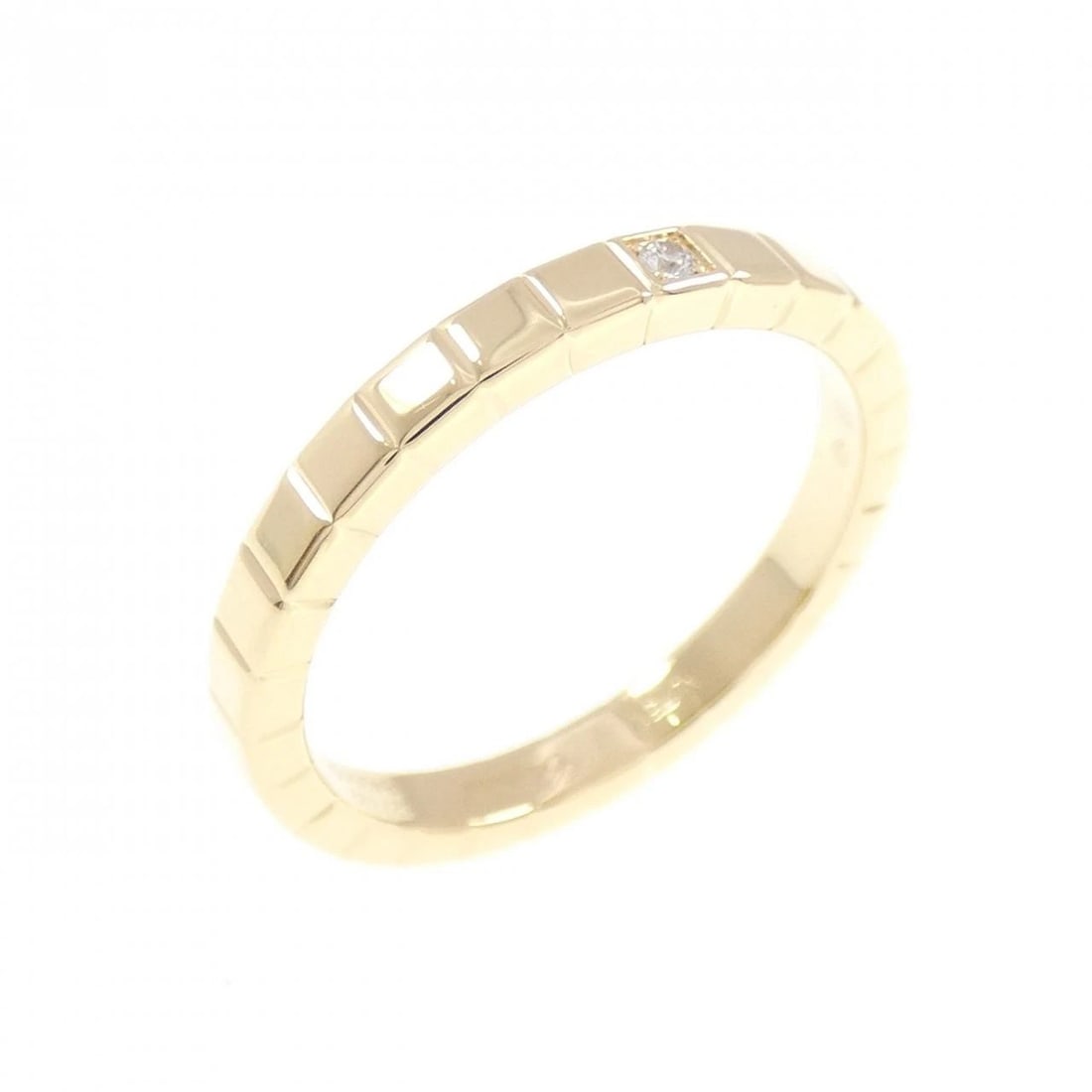 CHOPARD ICE CUBE RING: Chopard Ice Cube Ring Brand: Chopard Type/Style: Chopard Ring Material: 750 Yellow Gold, Main Stone Natural Color: YELLOW GOLD Size: US5 3/4 Accessories: None Accessories Notice: When purchasing