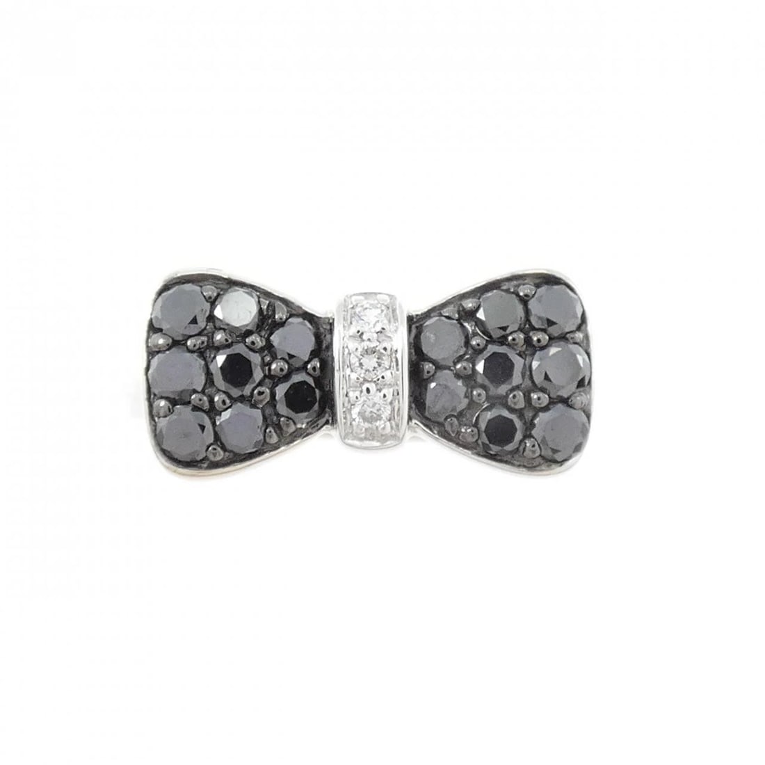PONTE VECCHIO RIBBON DIAMOND RING: Ponte Vecchio Ribbon Diamond Ring Brand: Ponte Vecchio Type/Style: Ponte Vecchio Ring Material: 18K white gold/18K black gold, Main Stone Natural Color: WG,BG Size: US5 Accessories: None Accessories