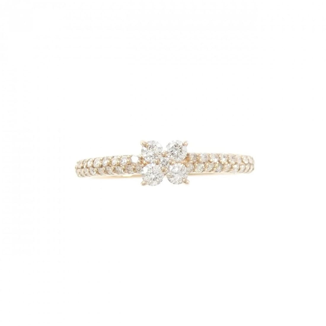 PONTE VECCHIO FLOWER RING: Ponte Vecchio Flower Ring Brand: Ponte Vecchio Type/Style: Ponte Vecchio Ring Material: K18 Pink Gold, Main Stone Natural Color: PINK GOLD Size: US5 3/4 Accessories: None Accessories Notice: When