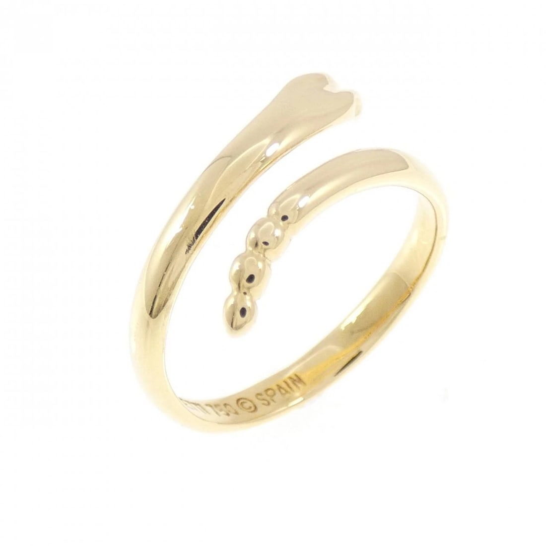 TIFFANY & CO. SNAKE RING: TIFFANY & Co. Snake Ring Brand: TIFFANY&Co. Type/Style: TIFFANY & Co. Ring Material: 750 Yellow Gold, Color: YELLOW GOLD Size: US5 1/4 Accessories: None Accessories Notice: When purchasing pre-owned