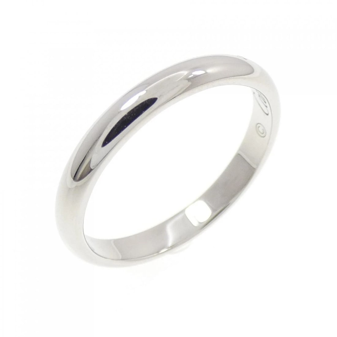 CARTIER WEDDING RING: Cartier Wedding Ring Brand: CARTIER Type/Style: Cartier Ring Material: Platinum950, Color: SILVER Size: US4(47) Accessories: None Accessories Notice: When purchasing pre-owned goods, please refer to