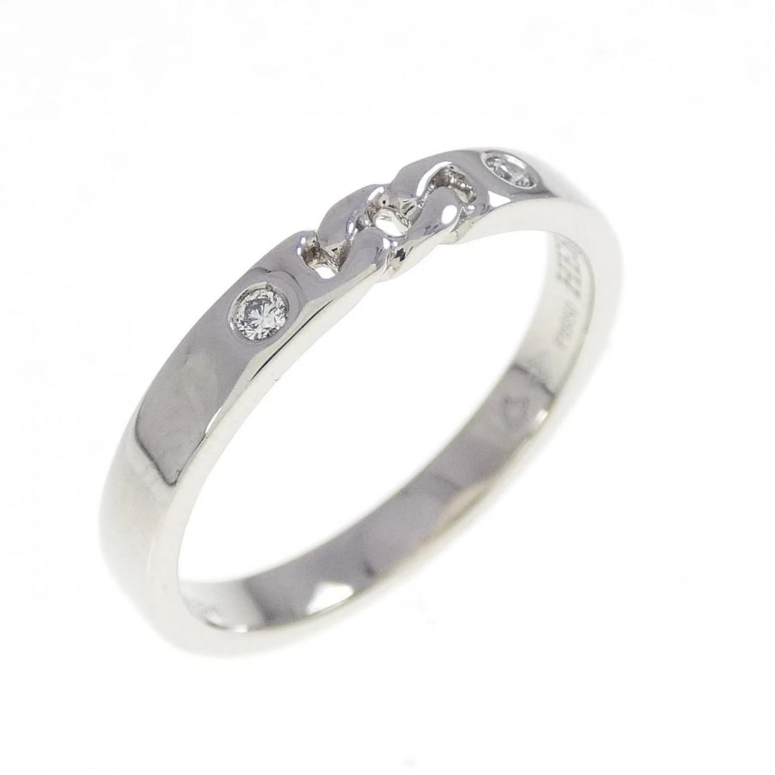 HERMES EVER CELLIER RING: Hermes Ever Cellier Ring Brand: HERMES Type/Style: Hermes Ring Material: Platinum950, Main Stone Natural Color: silver Size: US4 1/2(48) Accessories: None Accessories Notice: When purchasi