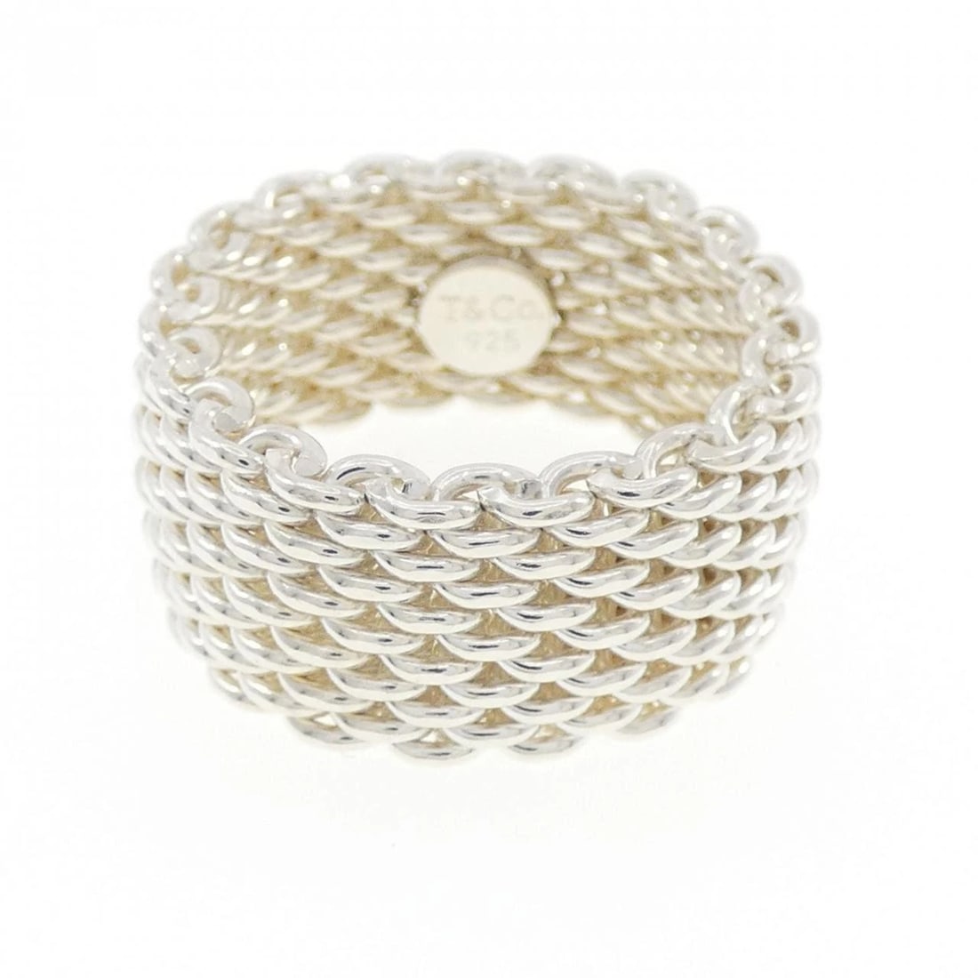 TIFFANY & CO. SOMERSET RING: TIFFANY & Co. Somerset Ring Brand: TIFFANY&Co. Type/Style: TIFFANY & Co. Ring Material: 925Silver, Color: silver Size: US6 1/4 Accessories: None Accessories Notice: When purchasing pre-owned goods,