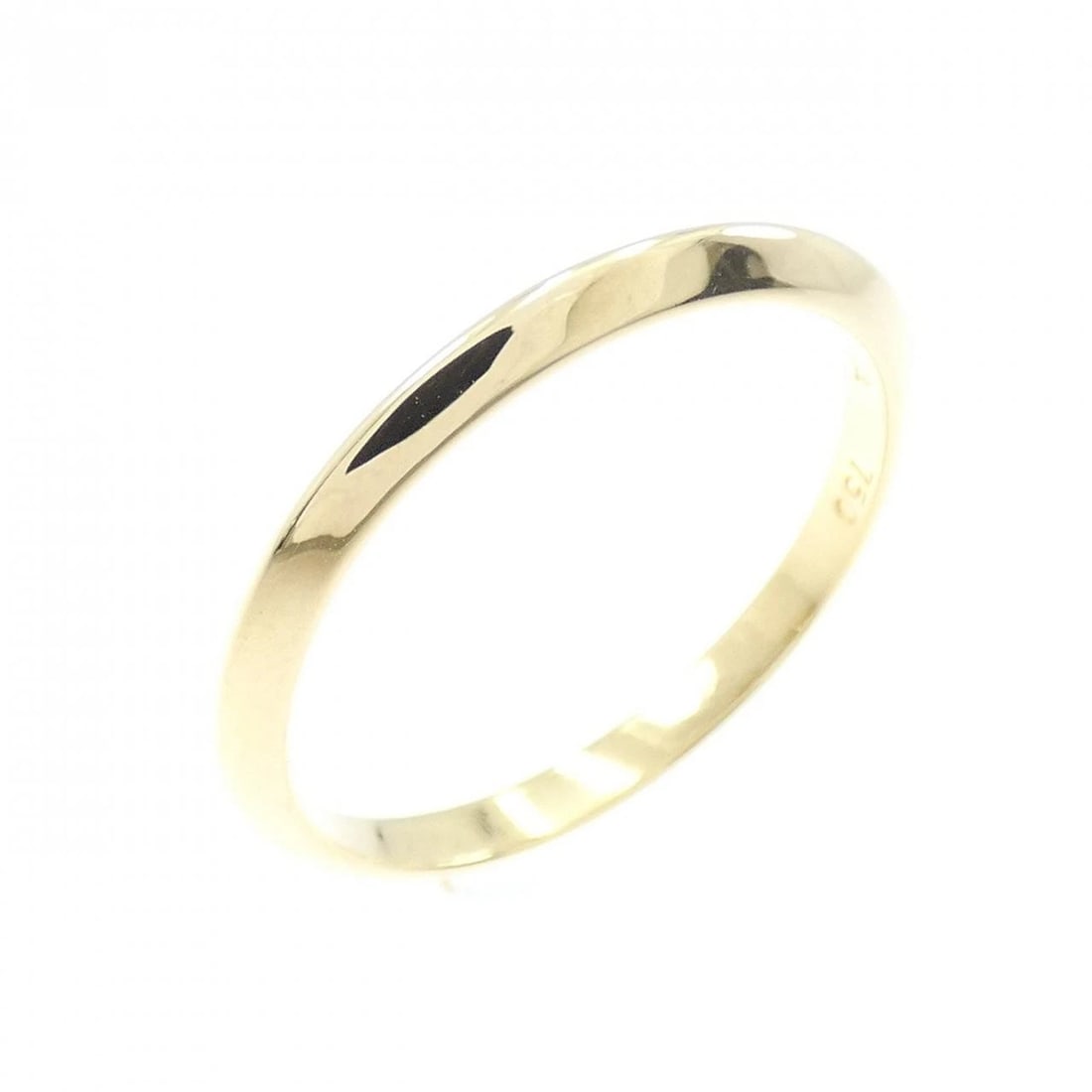 TIFFANY & CO. BAND RING: TIFFANY & Co. Band Ring Brand: TIFFANY&Co. Type/Style: TIFFANY & Co. Ring Material: 750 yellow gold, Color: yellow gold Size: US4 Accessories: None Accessories Notice: When purchasing pre-owned