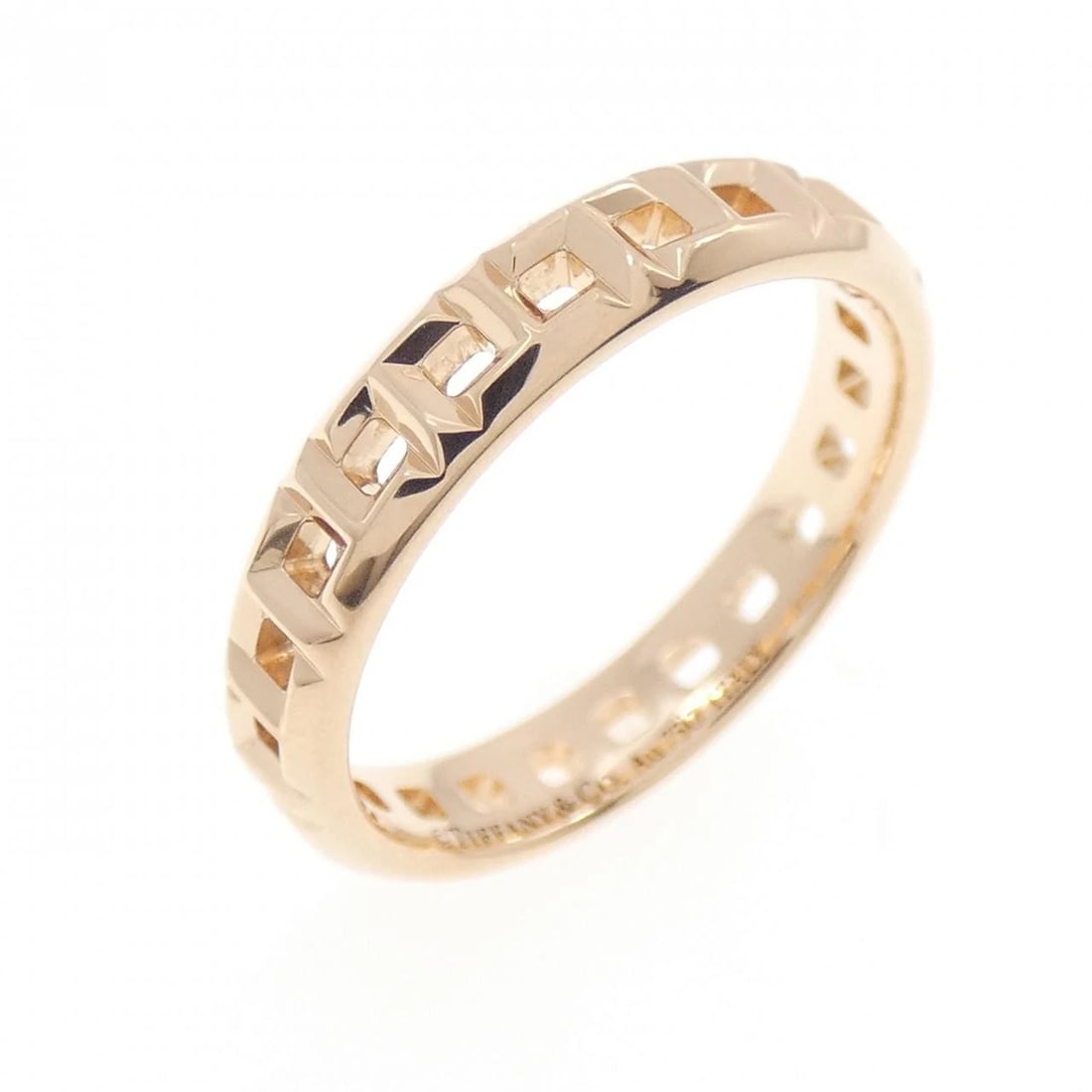 TIFFANY&CO. T TRUE NARROW RING: TIFFANY&Co. T True Narrow Ring Brand: TIFFANY&Co. Type/Style: TIFFANY & Co. Ring Material: 750 Pink Gold, Color: PINK GOLD Size: US4 1/2 Accessories: None Accessories Notice: When purchasing