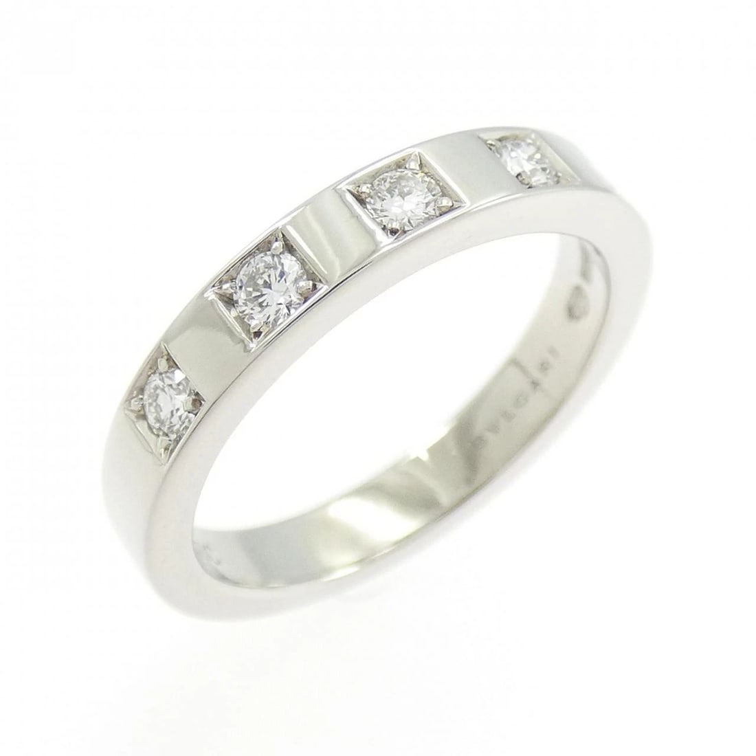 BVLGARI MARRY ME RING: Bvlgari Marry Me Ring Brand: BVLGARI Type/Style: Bulgari Ring Material: Platinum950, Main Stone Natural Color: Size: US4 Accessories: None Accessories Notice: When purchasing pre-owned goods, please