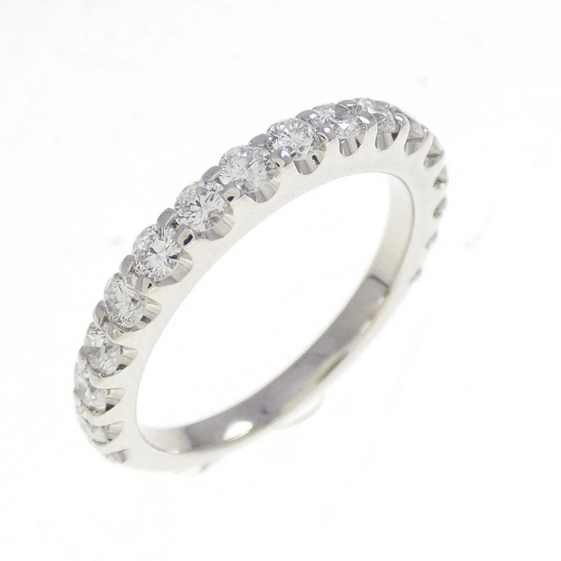 PONTE VECCHIO ETERNITY RING: Ponte Vecchio Eternity Ring Brand: Ponte Vecchio Type/Style: Ponte Vecchio Ring Material: Platinum900, Main Stone Natural Color: SILVER Size: US3 3/4 Accessories: None Accessories Notice: When