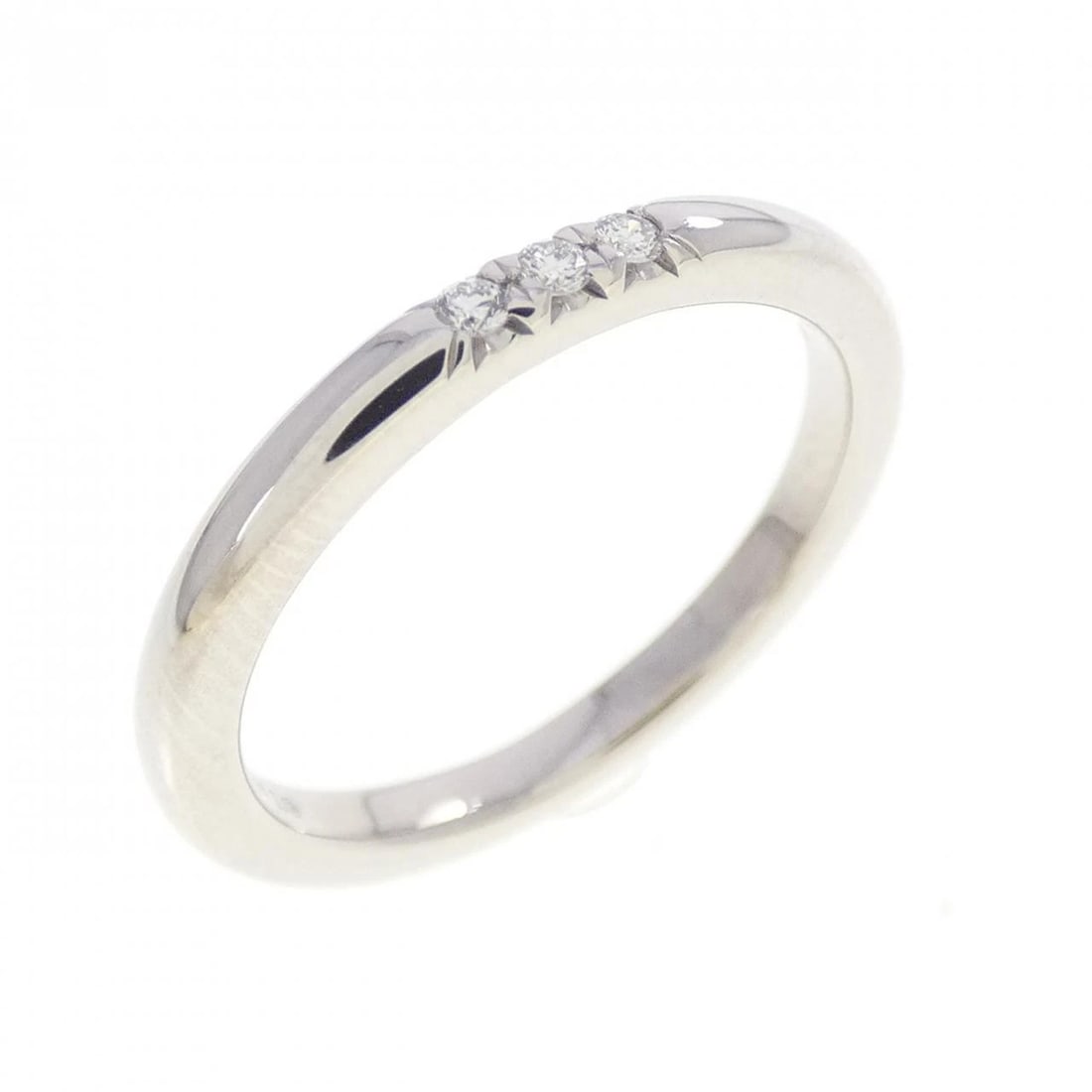 TIFFANY & CO. BAND RING: TIFFANY & Co. Band Ring Brand: TIFFANY&Co. Type/Style: TIFFANY & Co. Ring Material: Platinum950, Main Stone Natural Color: SILVER Size: US3 1/4 Accessories: None Accessories Notice: When purchasing