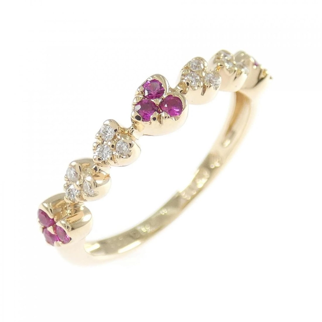 PONTE VECCHIO RUBY RING: Ponte Vecchio Ruby Ring Brand: Ponte Vecchio Type/Style: Ponte Vecchio Ring Material: K18 Pink Gold, Main Stone Ruby Color: PINK GOLD Size: US5 Accessories: None Accessories Notice: When purchasing