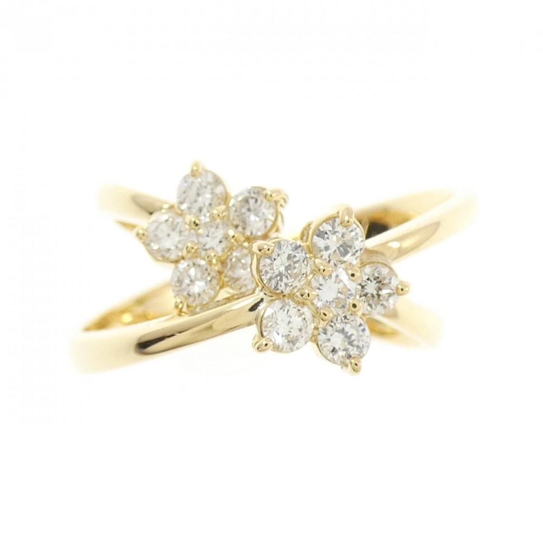 PONTE VECCHIO DIAMOND RING: Ponte Vecchio Diamond Ring Brand: Ponte Vecchio Type/Style: Ponte Vecchio Ring Material: K18 yellow gold, Main Stone Natural Color: YELLOW GOLD Size: US4 Accessories: None Accessories Notice: When