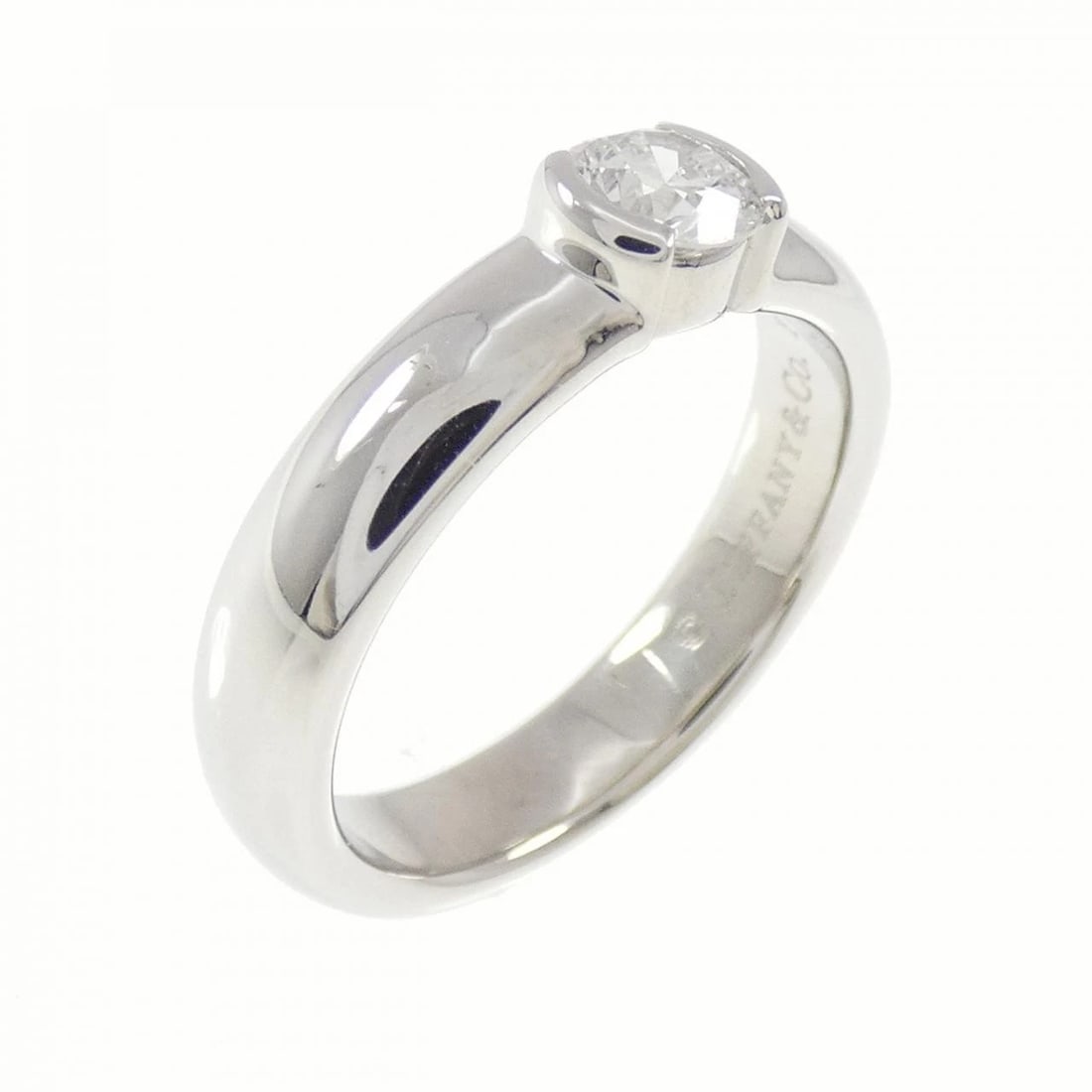 TIFFANY&CO. DOTS RING: TIFFANY&Co. Dots Ring Brand: TIFFANY&Co. Type/Style: TIFFANY & Co. Ring Material: Platinum950, Main Stone Natural Color: SILVER Size: US4 1/2 Accessories: None Accessories Notice: When purchasing