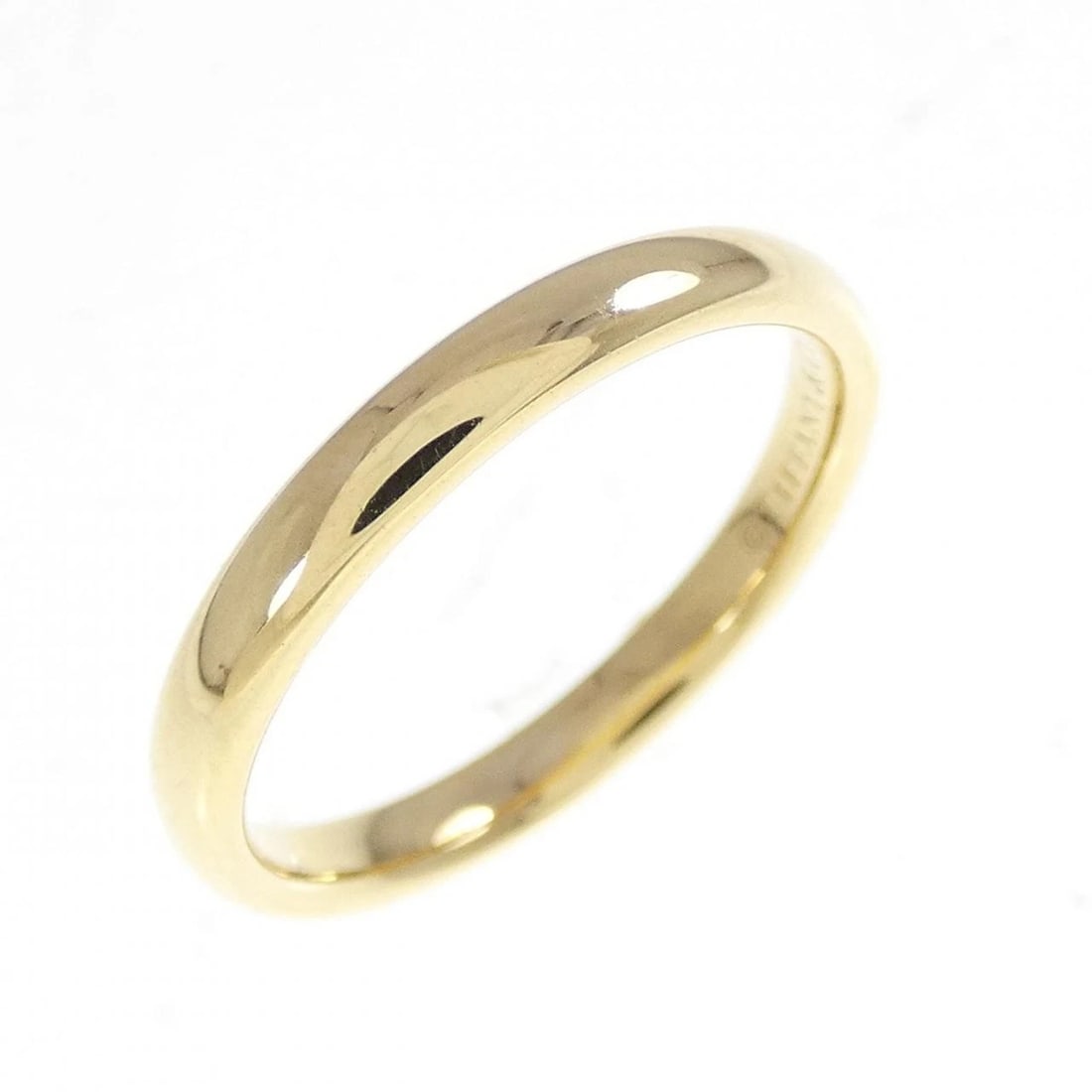 TIFFANY & CO. WEDDING BAND RING: TIFFANY & Co. Wedding Band Ring Brand: TIFFANY&Co. Type/Style: TIFFANY & Co. Ring Material: 750 yellow gold, Color: YELLOW GOLD Size: US4 1/2 Accessories: None Accessories Notice: When purchasing