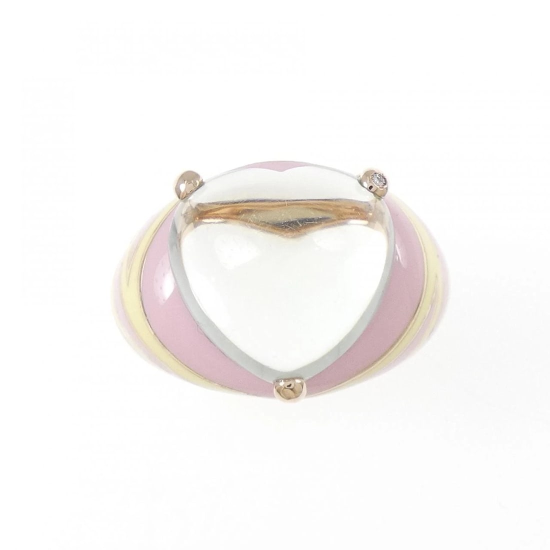 PONTE VECCHIO NOEM RING: Ponte Vecchio Noem Ring Brand: Ponte Vecchio Type/Style: Ponte Vecchio Ring Material: K9 Pink Gold, Main Stone Quartz Color: PINK GOLD Size: US7 Accessories: None Accessories Notice: When purchasing