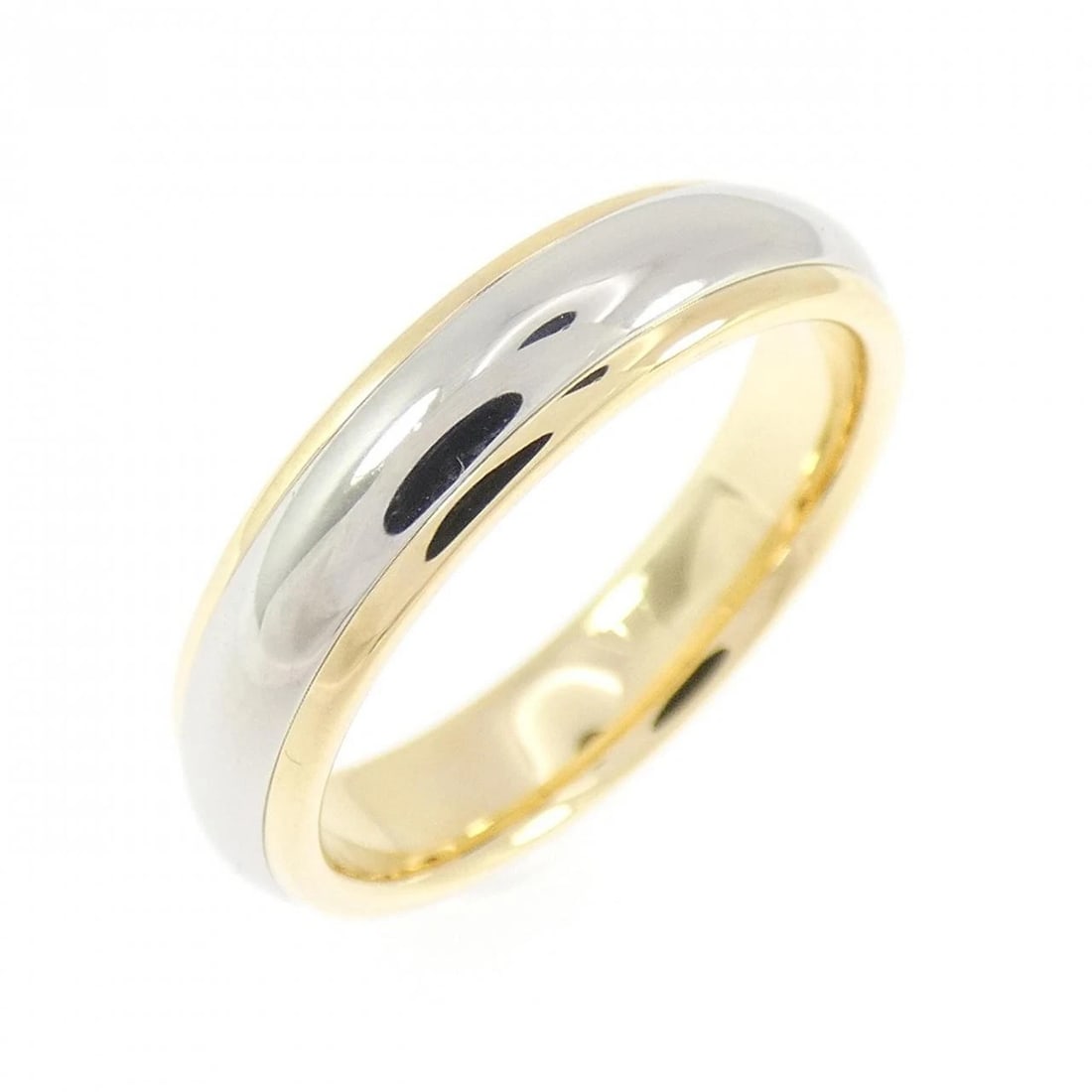 TIFFANY&CO. 750YG/PT950 RING: TIFFANY&Co. 750YG/PT950 Ring Brand: TIFFANY&Co. Type/Style: TIFFANY & Co. Ring Material: 750 Yellow Gold/Platinum 950, Color: YG,SILVER Size: US4 Accessories: None Accessories Notice: When purchasing