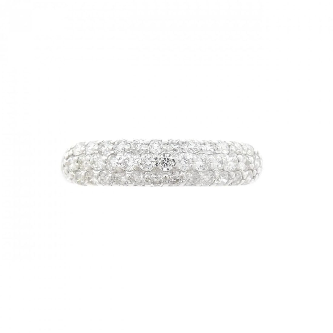 PONTE VECCHIO PAVE RING: Ponte Vecchio Pave Ring Brand: Ponte Vecchio Type/Style: Ponte Vecchio Ring Material: K18 white gold, Main Stone Natural Color: WHITE GOLD Size: US5 Accessories: None Accessories Notice: When