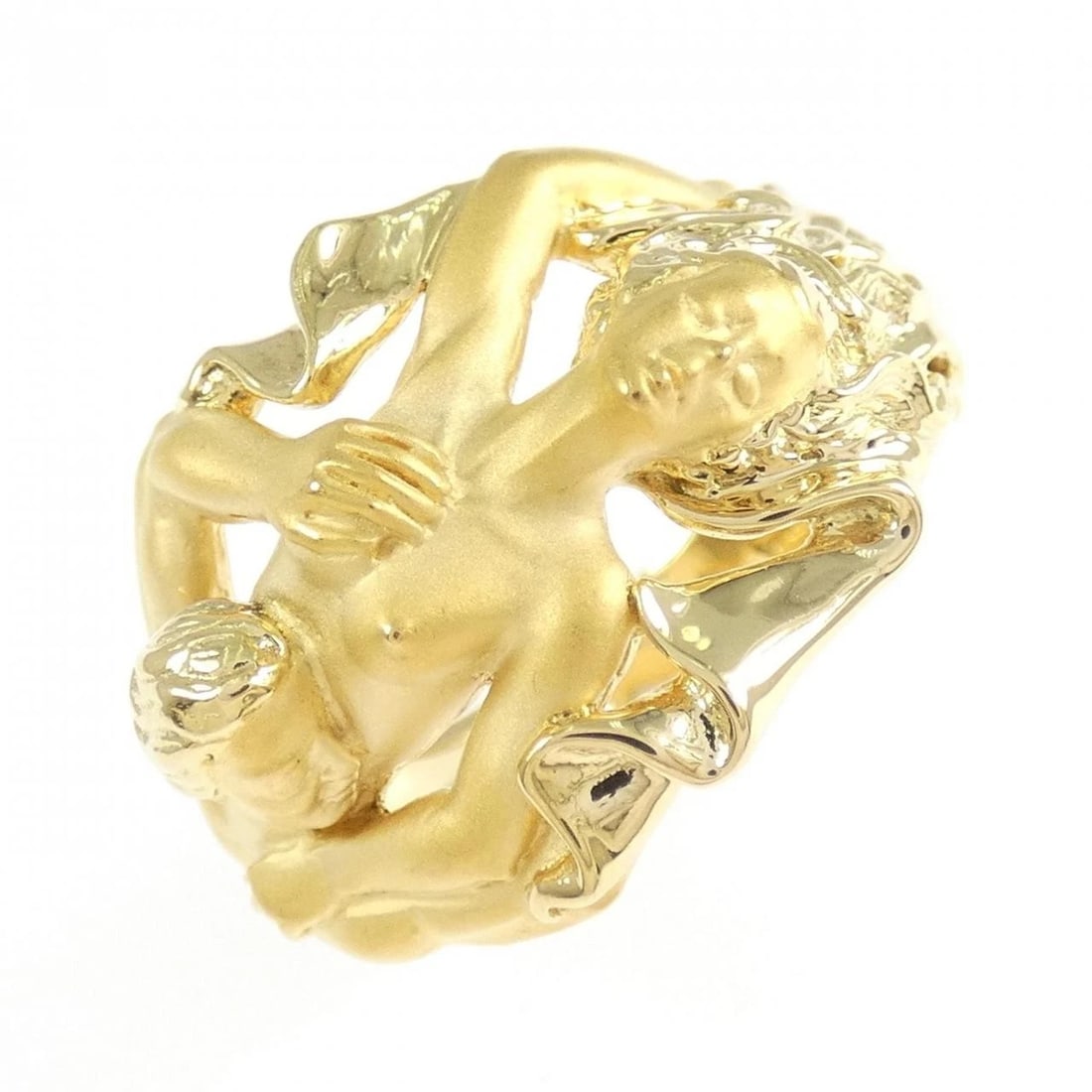 CARRERA Y CARRERA EROS RING: Carrera y Carrera Eros Ring Brand: Carrera y Carrera Type/Style: Carrera Carrera Ring Material: 750 yellow gold, Color: YELLOW GOLD Size: US7 1/4 Accessories: None Accessories Notice: When purchasing